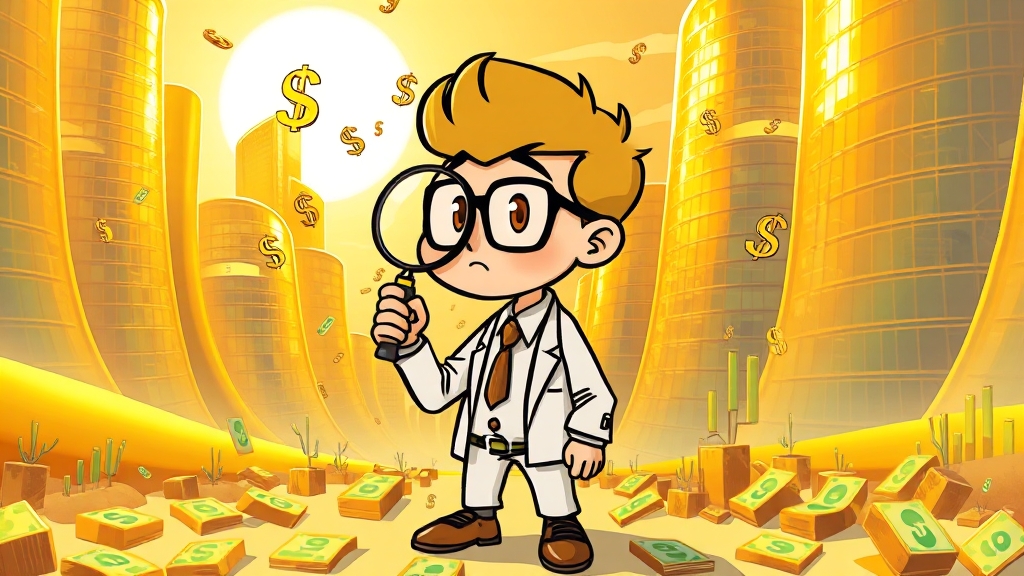 2025년 금값 전망 분석 (cartoon 스타일)