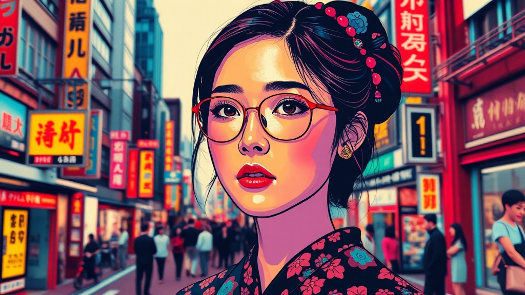 챗GPT 사주 분석 첫걸음 (popart 스타일)
