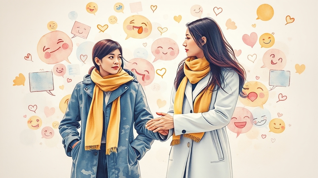 소통으로 블로그 키우기 & 마케팅 활용 (watercolor 스타일)