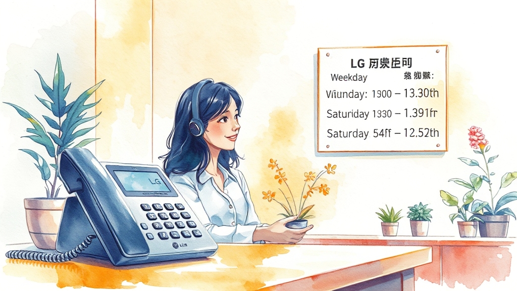 고객센터 전화번호 안내 (watercolor 스타일)