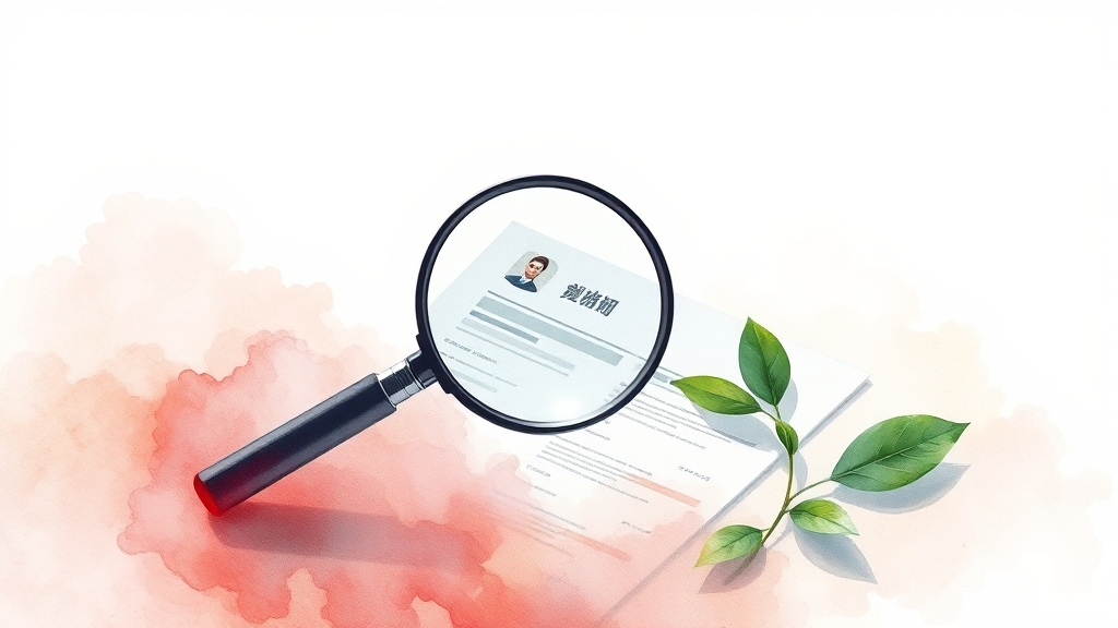 이력서, 왜 중요할까요? (watercolor 스타일)