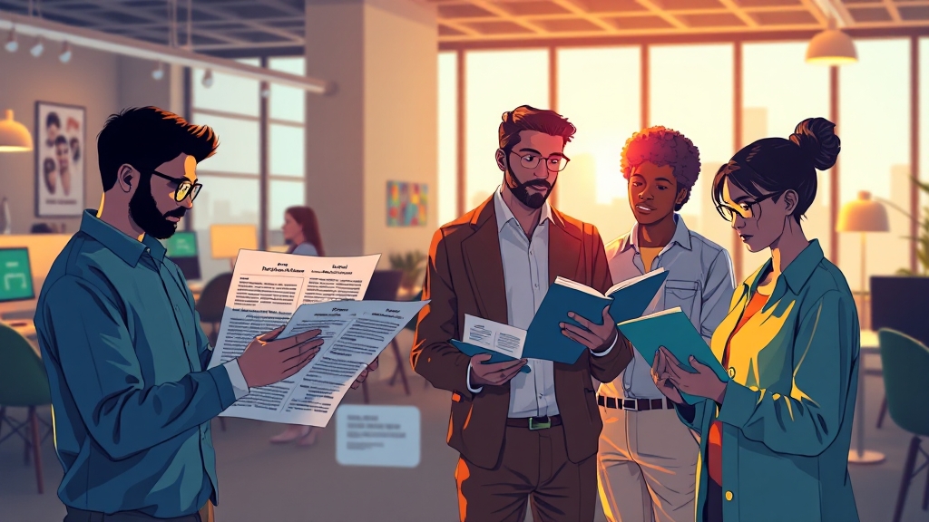 사람인, 이력서 외 다른 꿀팁도 있나? (illustration 스타일)