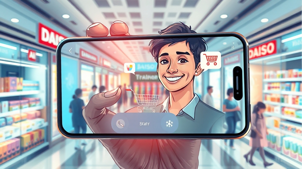 다이소 재고조회 사이트 활용법 (illustration 스타일)