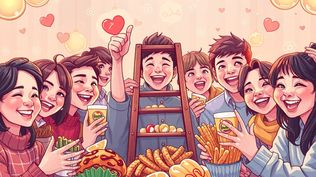 사다리타기, 단순한 운일까? (illustration 스타일)
