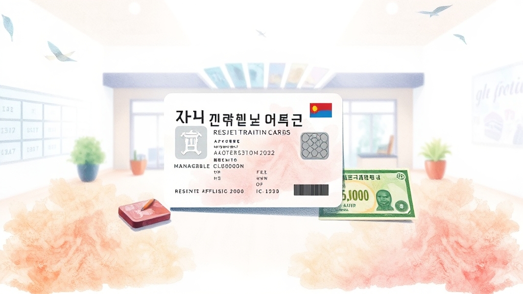 재발급 신청 방법 및 비용 (watercolor 스타일)