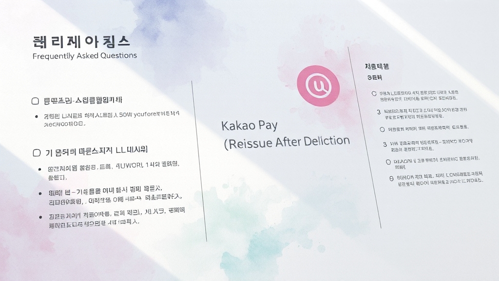 궁금증 해결! FAQ (watercolor 스타일)