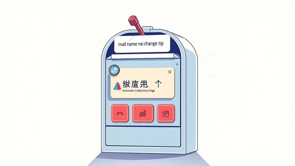 메일 이름, 이렇게 활용하세요! (illustration 스타일)
