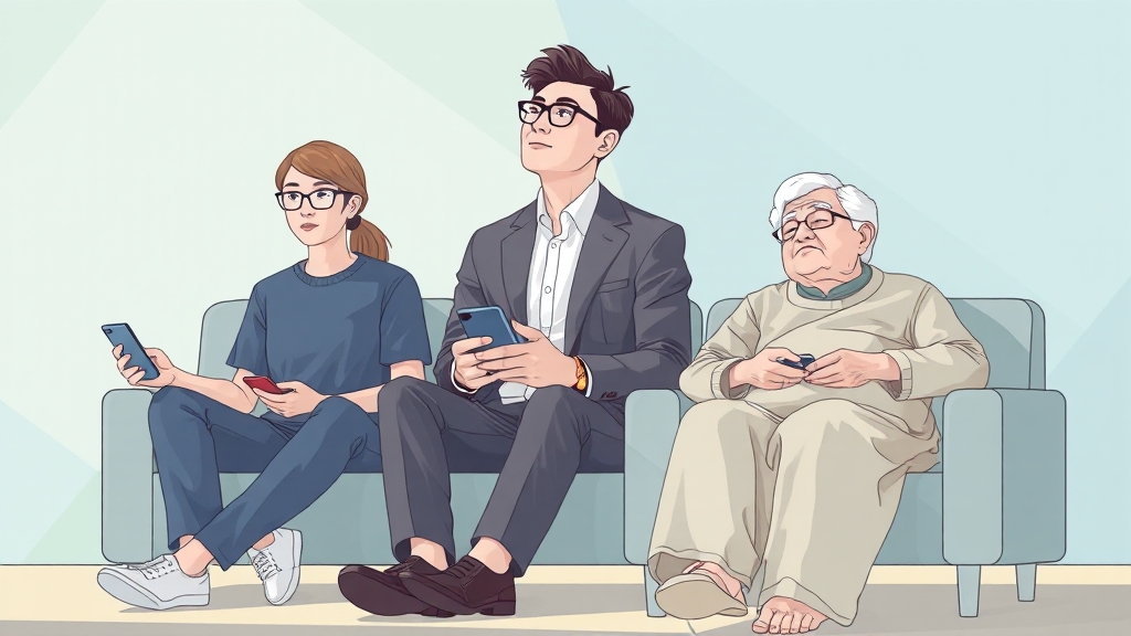 디지털 디톡스 성공을 위한 주의사항 (illustration 스타일)
