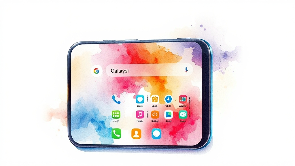 폰에 맞는 테마 적용법 (watercolor 스타일)