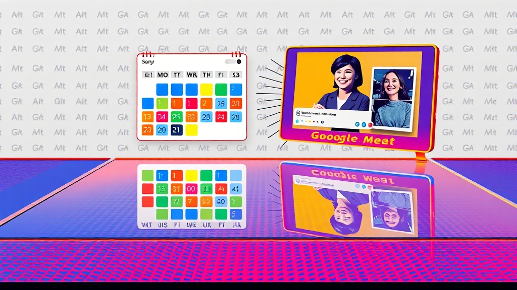 Google Meet 연동과 화상 회의 (popart 스타일)
