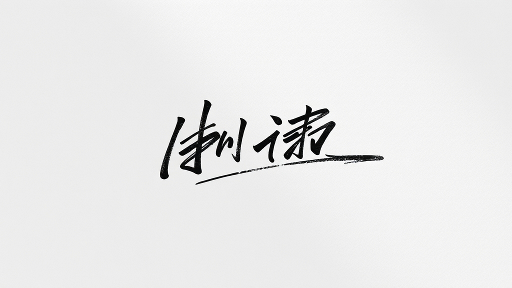 손글씨 서명, 디지털로 변신! (realistic 스타일)