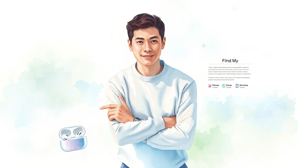 문제 지속 시 애플 지원 문의 (watercolor 스타일)