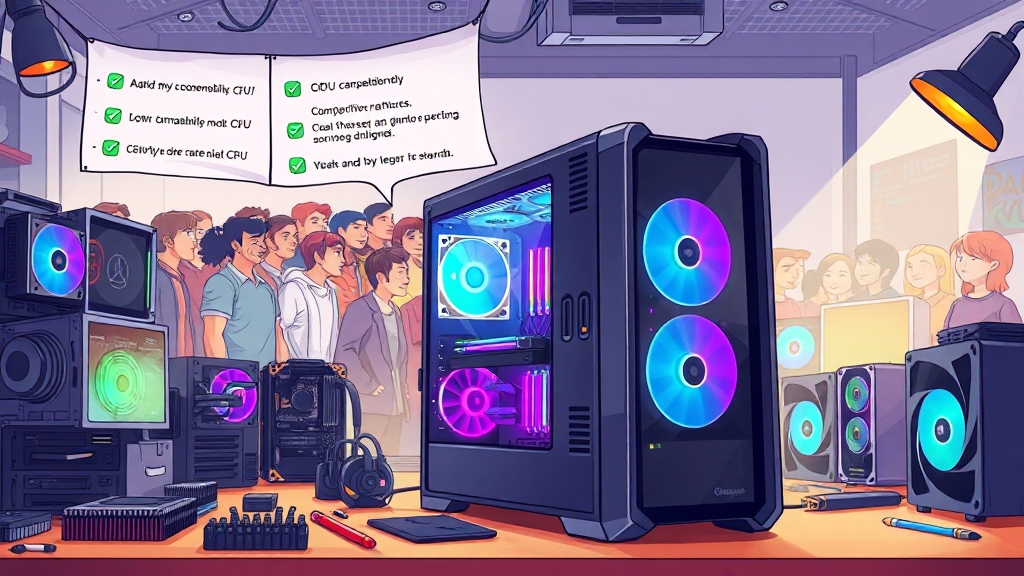 나만의 PC 조립 시작! (cartoon 스타일)