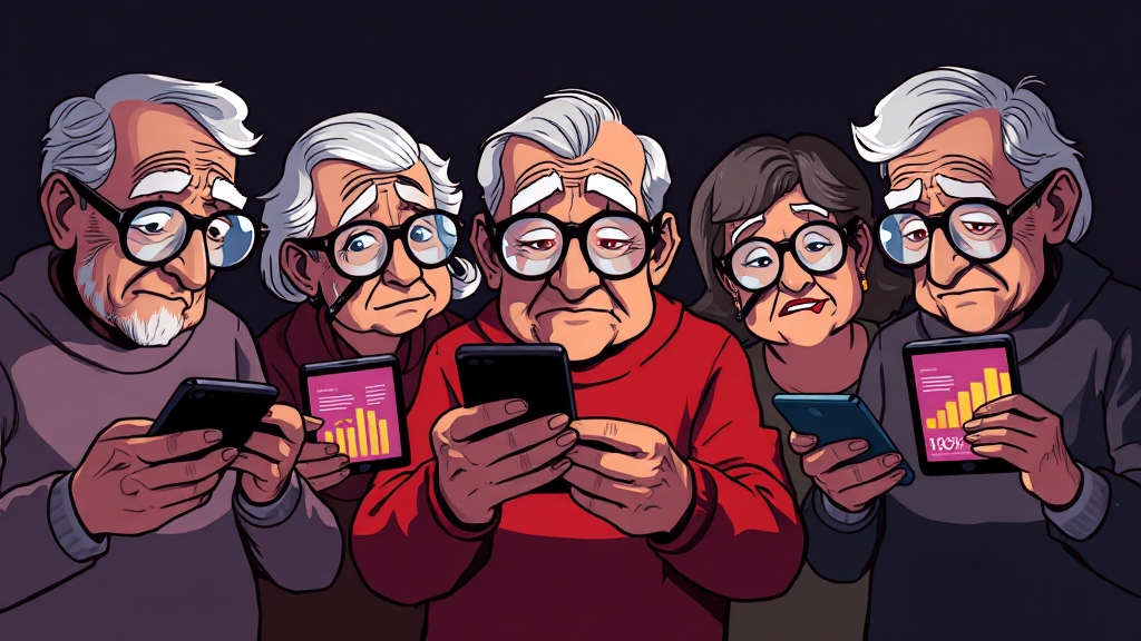 디지털 문해력 검사, 결과는 어떨까요? (cartoon 스타일)