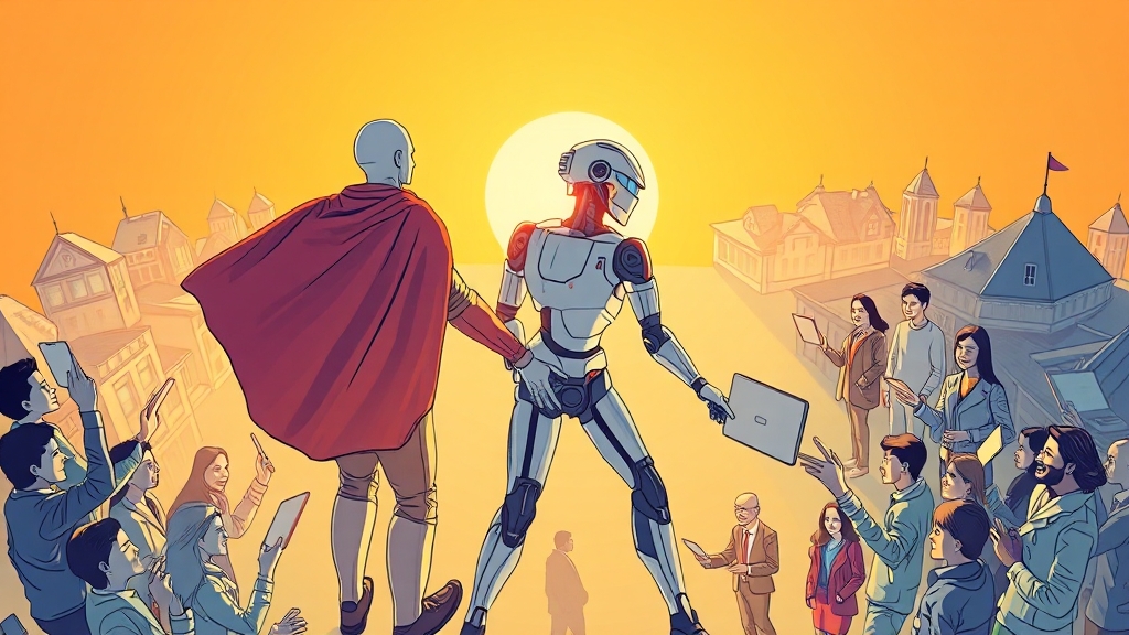 디지털 격차 해소, 함께 노력해야 합니다 (illustration 스타일)