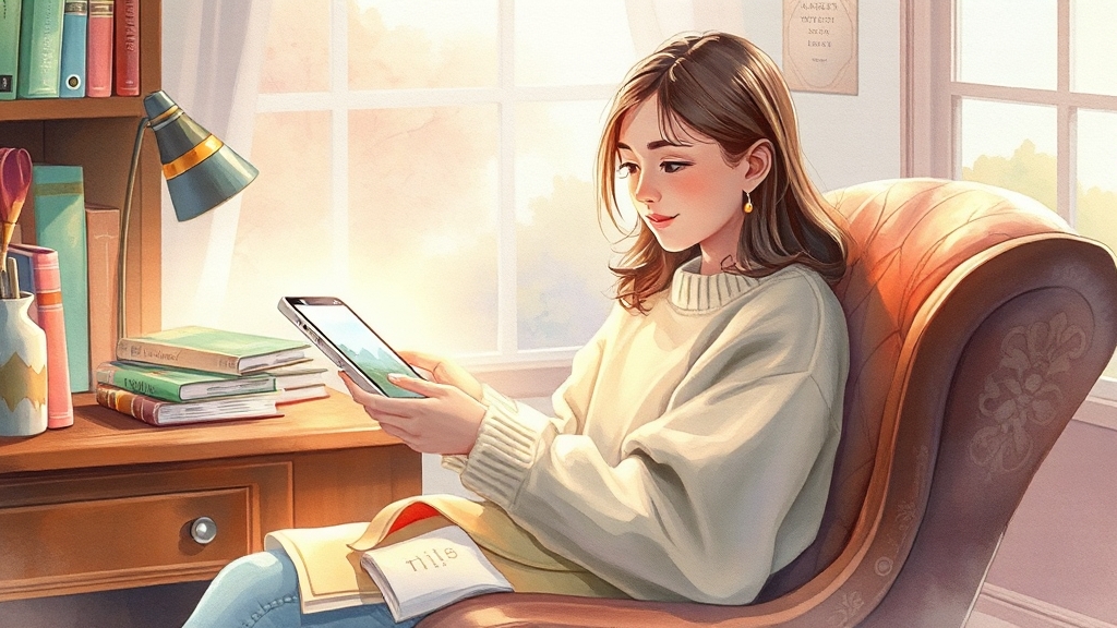 밀리의 서재, 어떻게 이용할까? (watercolor 스타일)
