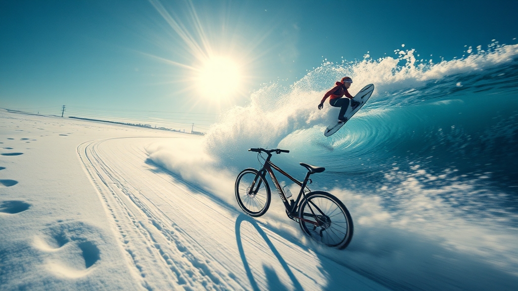 액션 스포츠 특화 기능 (realistic 스타일)