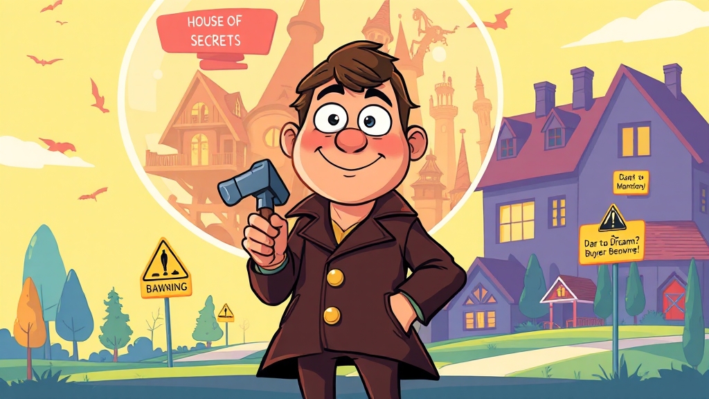 허위 매물 방지, 왜 중요할까요? (cartoon 스타일)