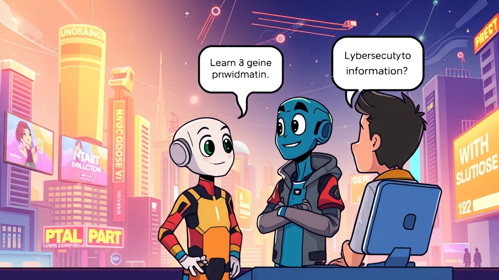 제미나이 AI, 미래는? (cartoon 스타일)