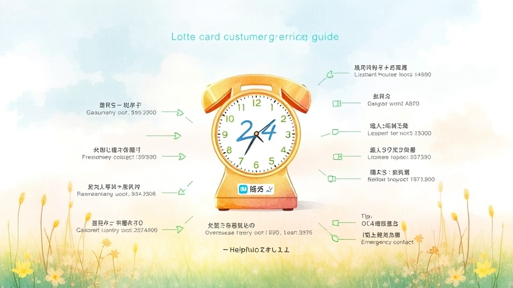 고객센터 운영 시간 완벽 정리 (watercolor 스타일)