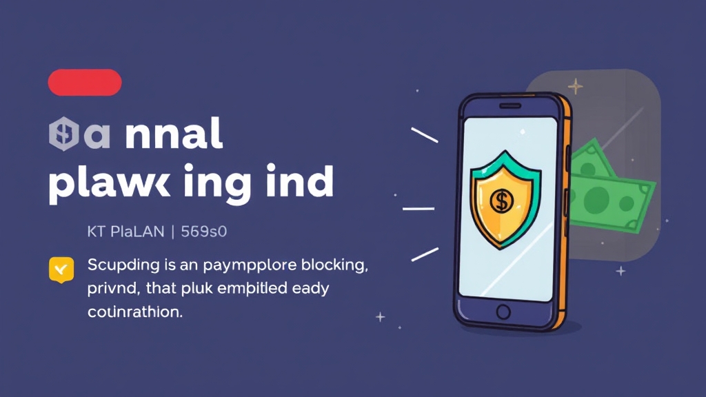 KT 소액결제 해지/차단 방법 (cartoon 스타일)