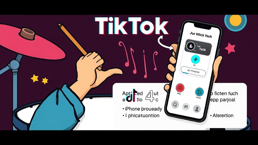 틱톡 북치기 자동화란? (cartoon 스타일)