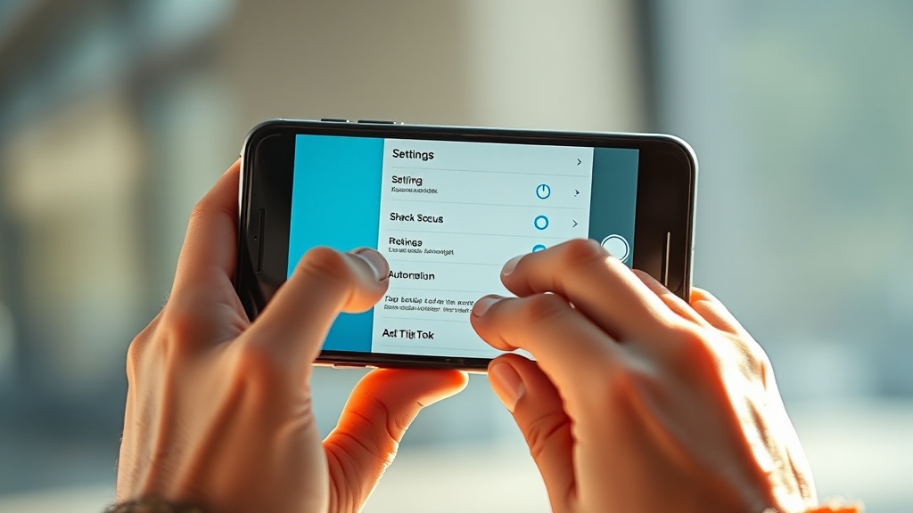 아이폰 자동 북치기 설정법 (realistic 스타일)