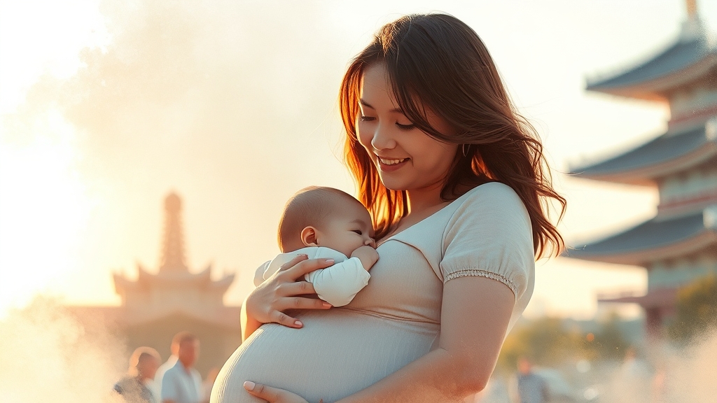 서울시 임산부 지원 사업 (watercolor 스타일)