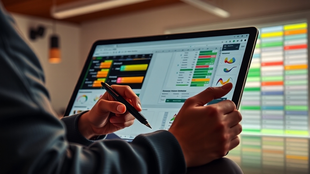 S펜 활용법: 엑셀 생산성 UP (realistic 스타일)