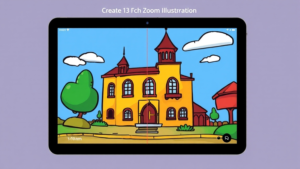 패드3 줌 기능 소개 (cartoon 스타일)