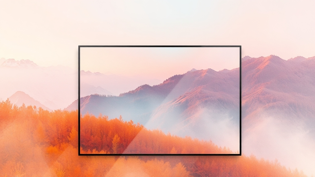 디스플레이와 줌 기능 (watercolor 스타일)