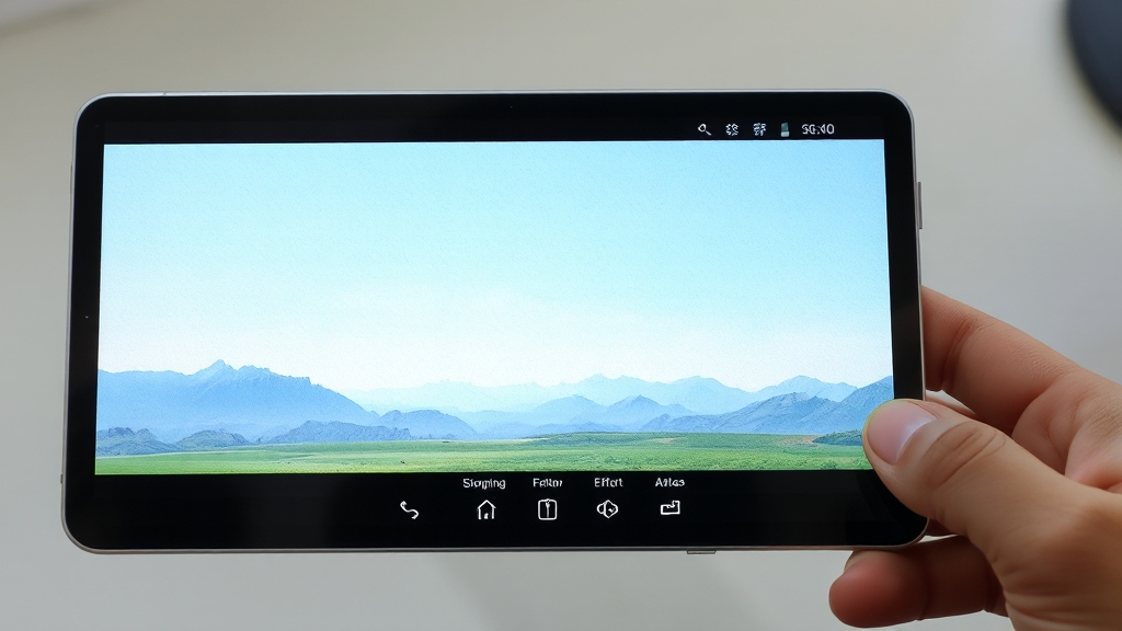 패드3 카메라 기능 평가 (watercolor 스타일)