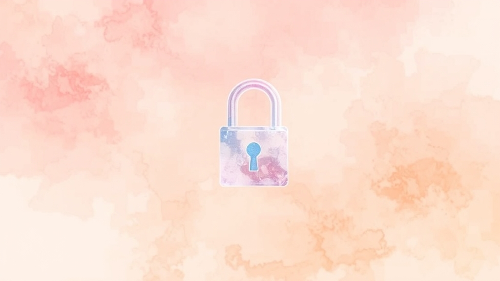 개인정보 보호법 목적과 개념 (watercolor 스타일)