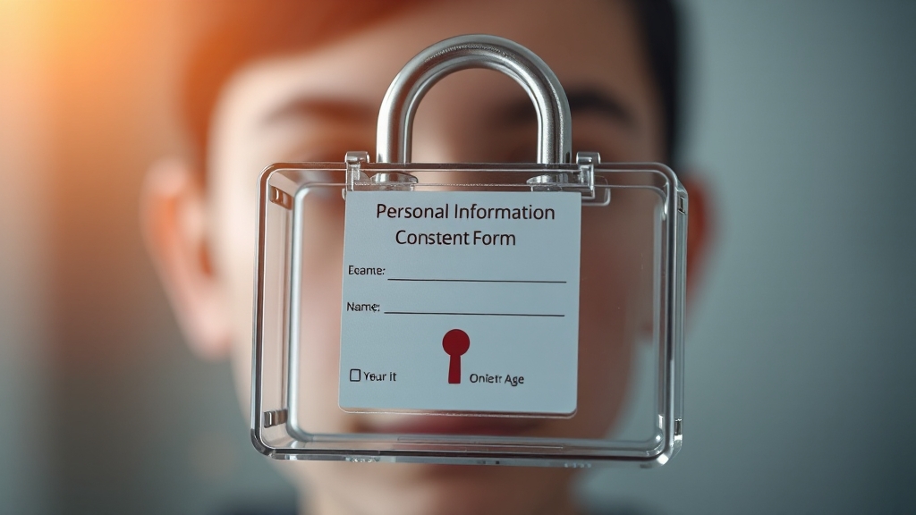 개인정보 수집 및 이용 동의 (realistic 스타일)