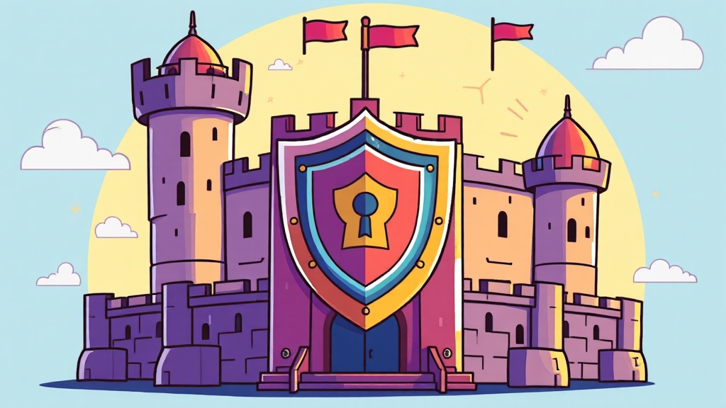 개인정보 처리 원칙 및 안전 관리 (cartoon 스타일)