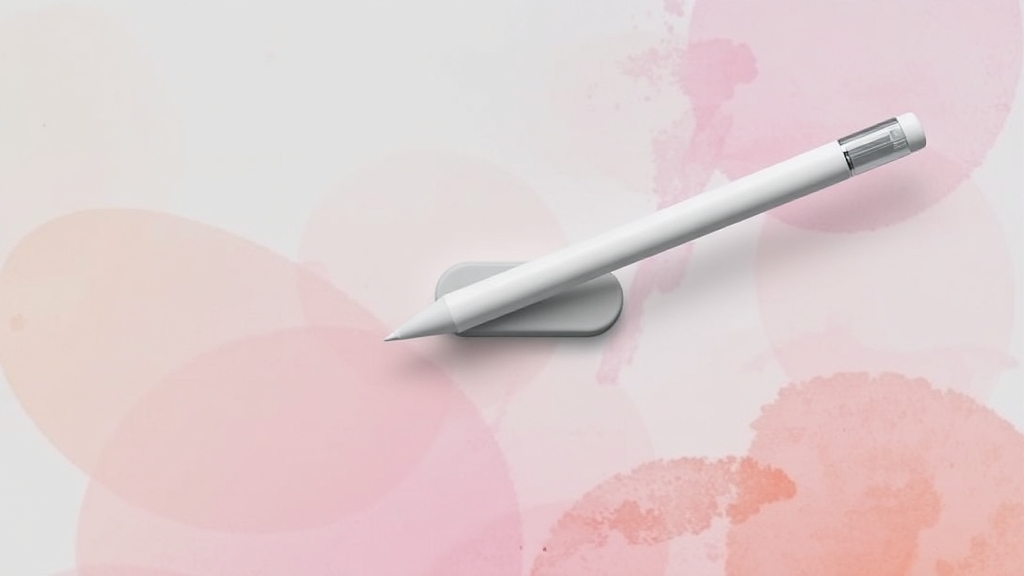 애플펜슬 프로 충전 가이드 (watercolor 스타일)