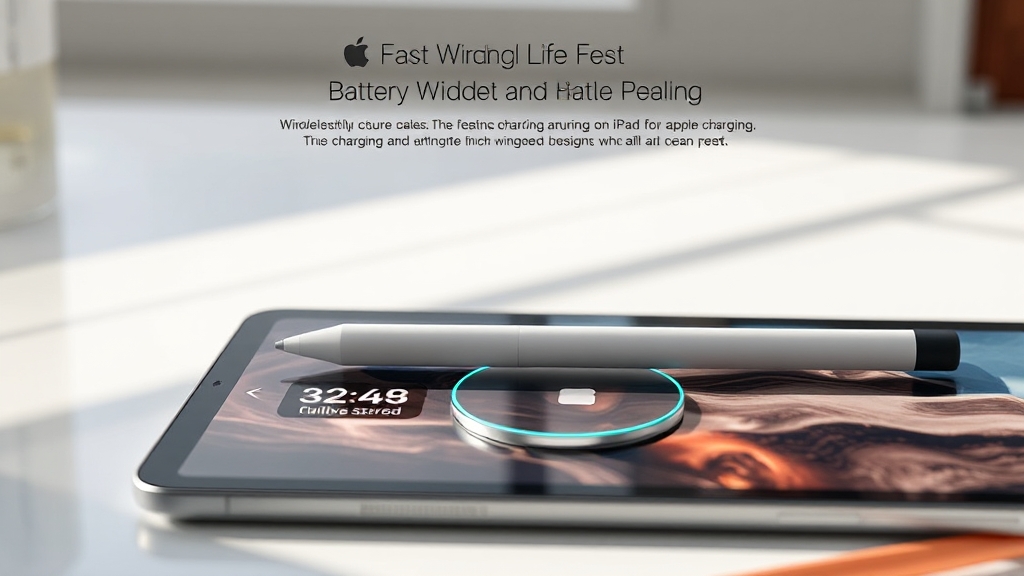 애플펜슬 프로 충전 시간 (realistic 스타일)