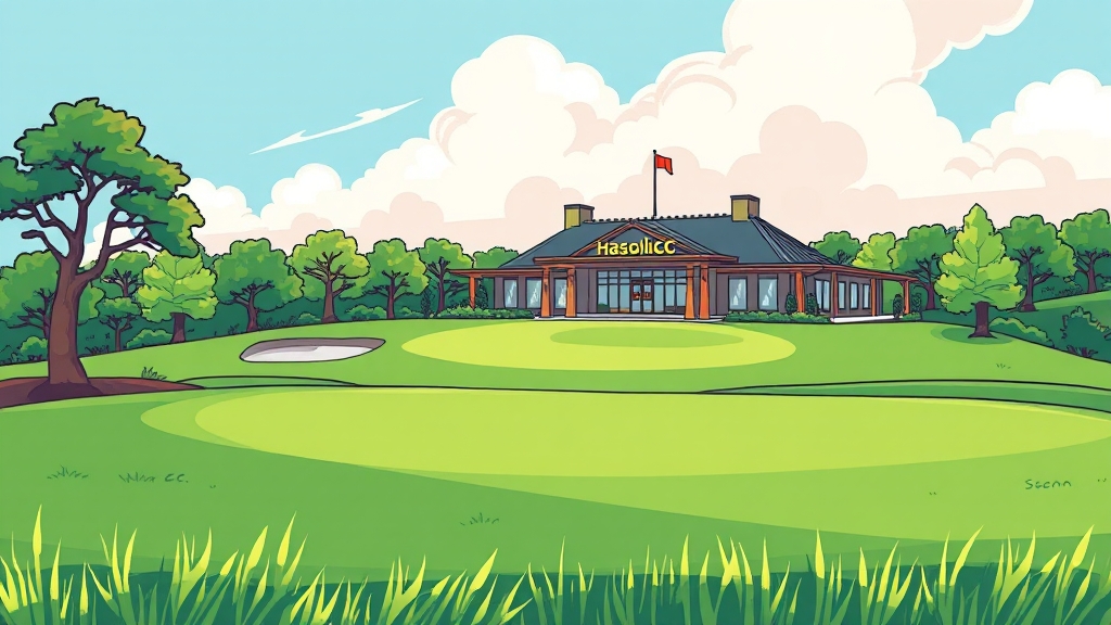 해솔리아CC 위치 & 접근성 (cartoon 스타일)