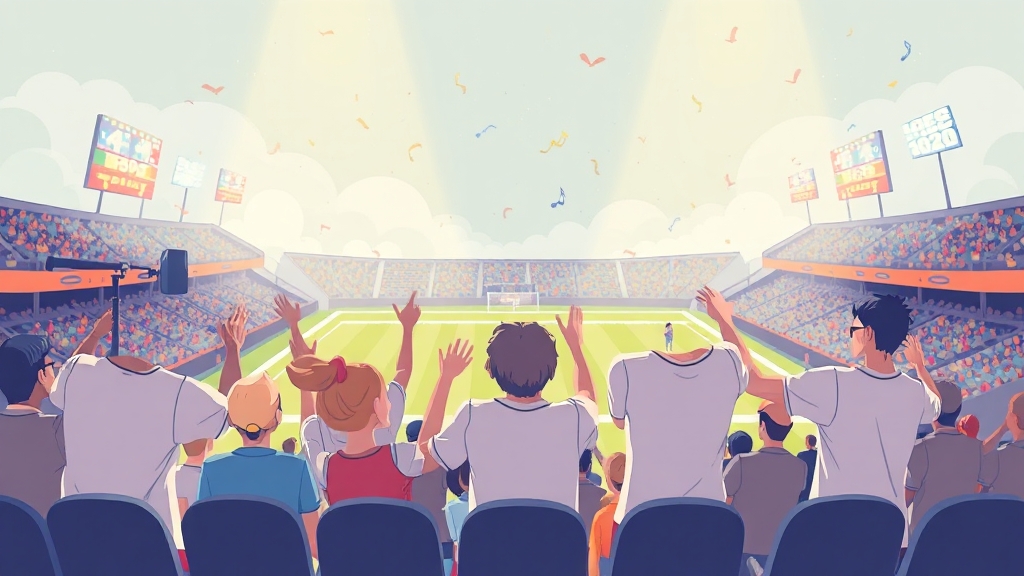 AI 응원가 활용 사례 (illustration 스타일)