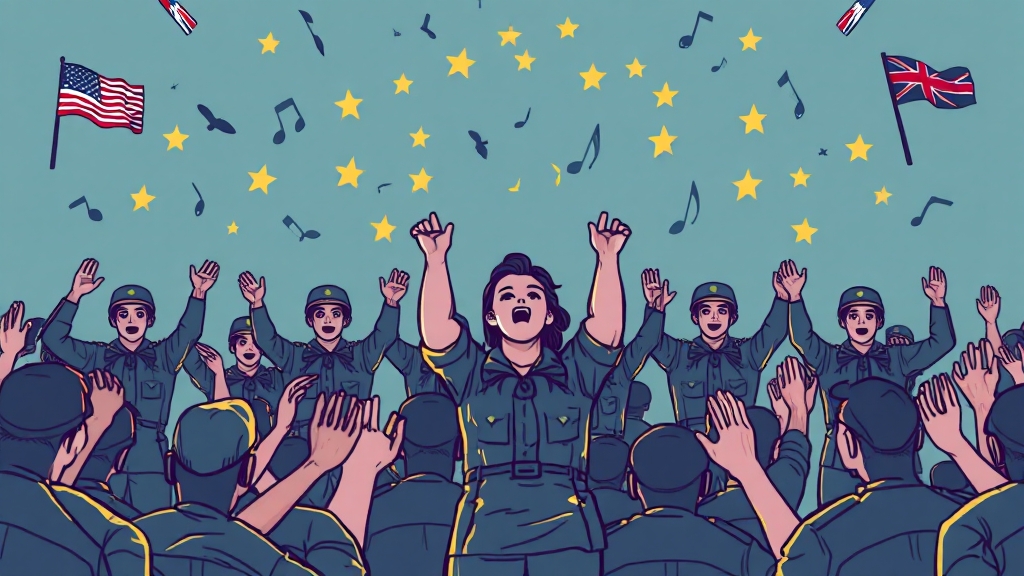 AI 응원가 제작 후 반응 및 평가 (illustration 스타일)