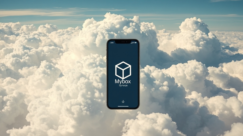 마이박스 용량 및 요금제 (realistic 스타일)