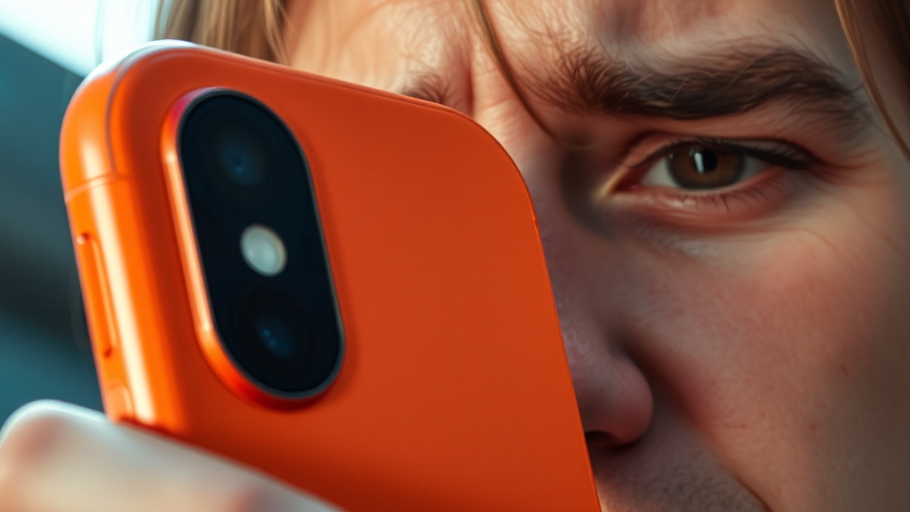 내 아이폰, 변색 확인법 (realistic 스타일)