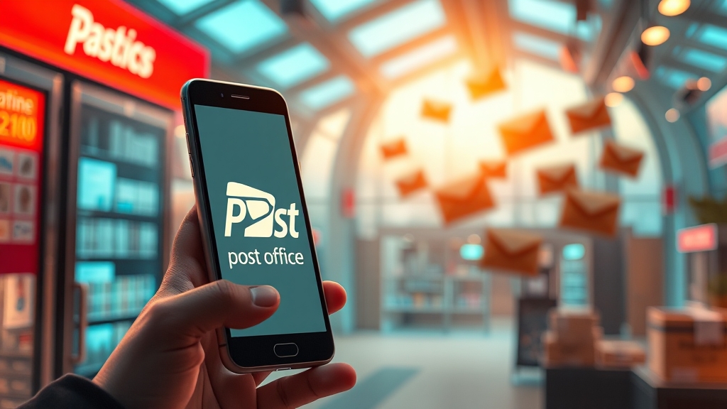 인터넷 우체국 소개 (realistic 스타일)