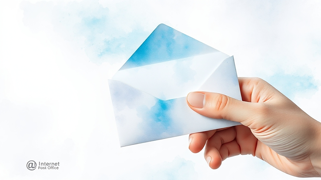 내용증명 발송 방법 (watercolor 스타일)