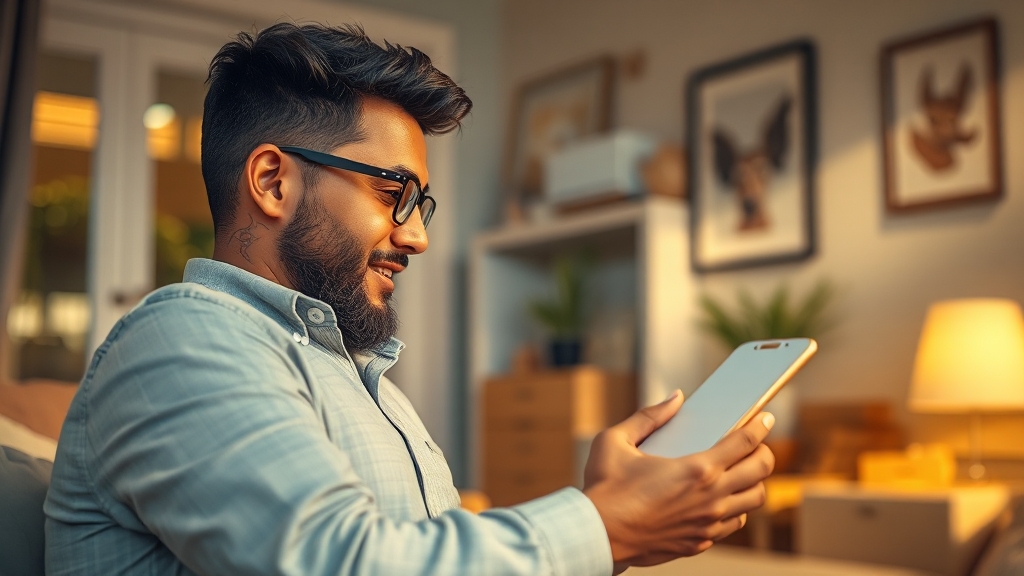 택배 서비스 이용 (realistic 스타일)