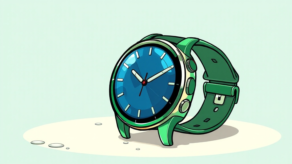 워치7 그린: 디자인 특징 (cartoon 스타일)