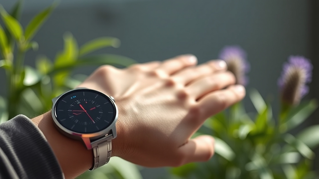 워치7: 주요 기능 및 특징 (realistic 스타일)