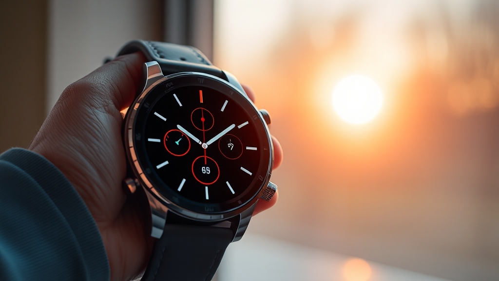 워치7: 배터리 성능 (realistic 스타일)