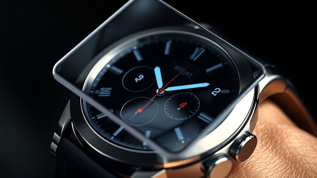 워치7: 강화유리 패키지 (realistic 스타일)