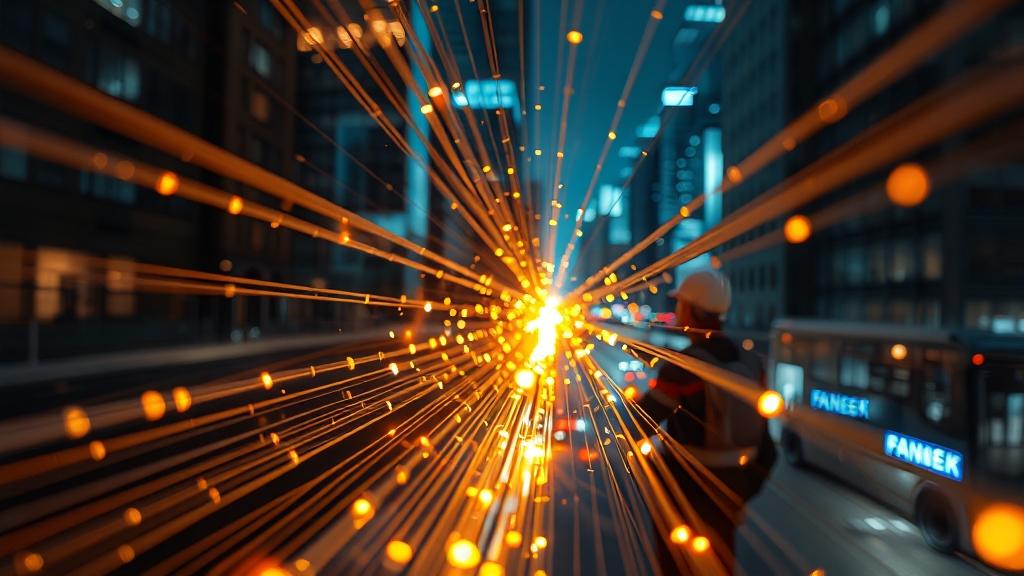 통신사 점검 & 회선 업그레이드 (realistic 스타일)